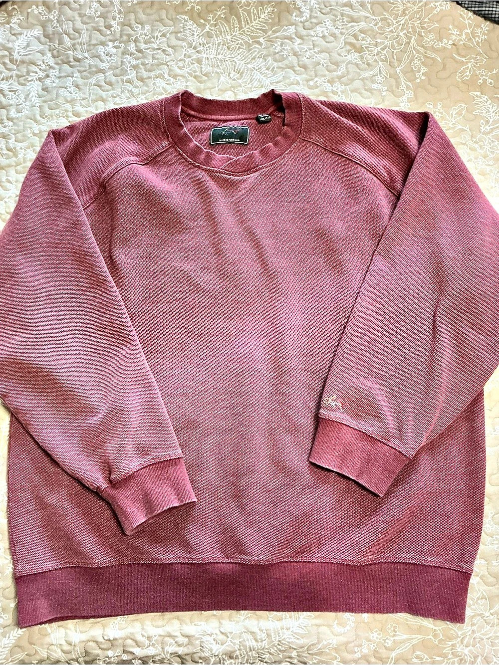Greg Norman Crewneck Men's Burgundy Pullover XXL